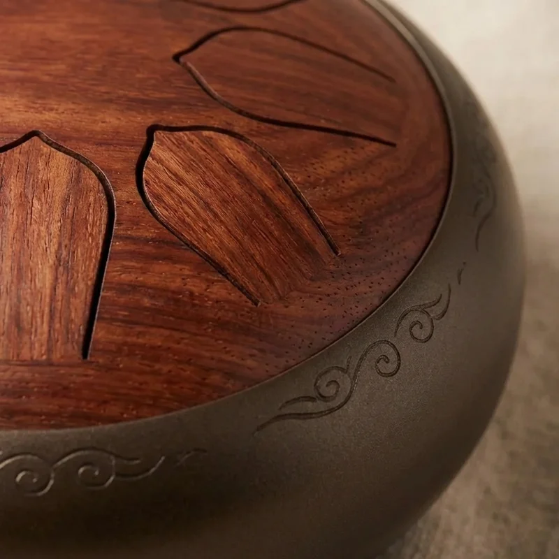 Rosewood Tongue Drum — 6-Inch Mini Melodic Percussion - 3