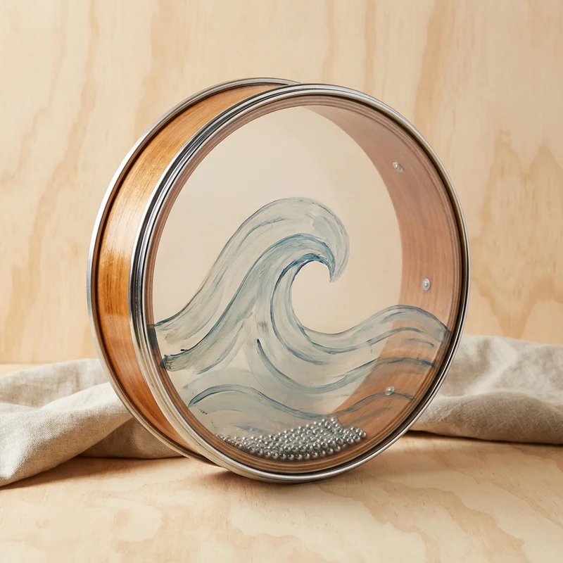Ocean Drum — 12-Inch Double-Headed Wave Sound Maker - 1