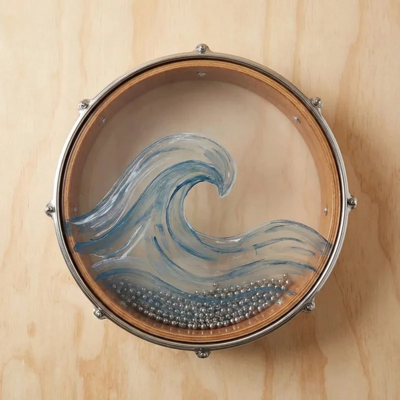 Ocean Drum — 12-Inch Double-Headed Wave Sound Maker - 2