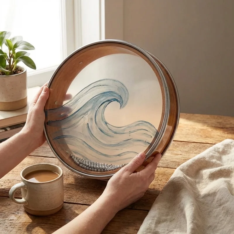 Ocean Drum — 12-Inch Double-Headed Wave Sound Maker - 4