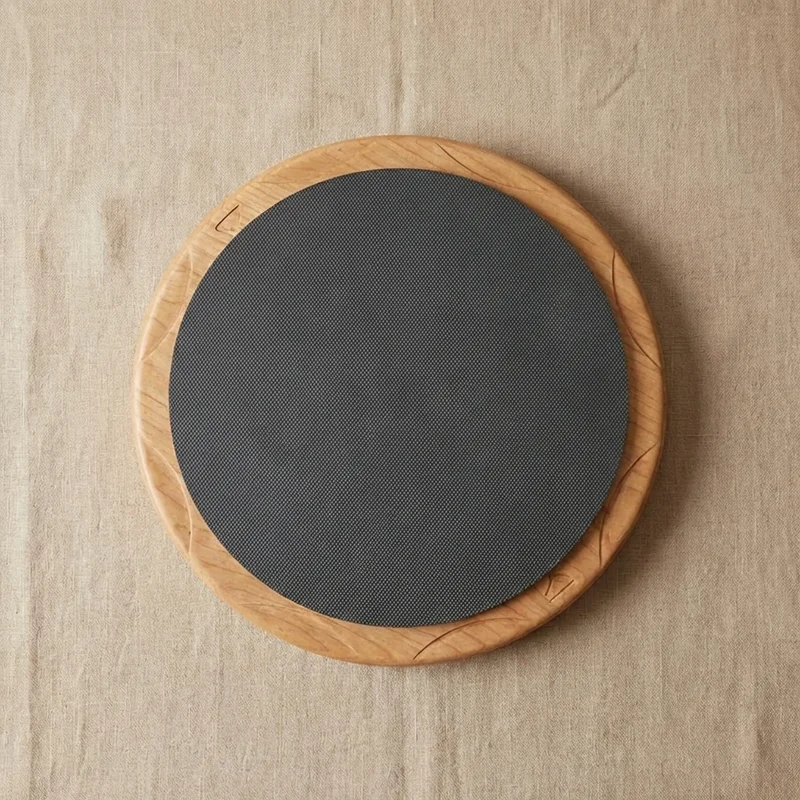 Rubber Practice Pad — 8-Inch Silent Training Surface - 2