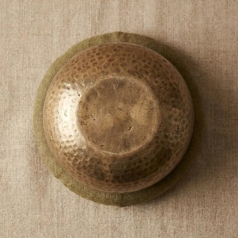 Hand-Hammered Tibetan Singing Bowl — Medium 5.5 Inch Healing Tone - 2