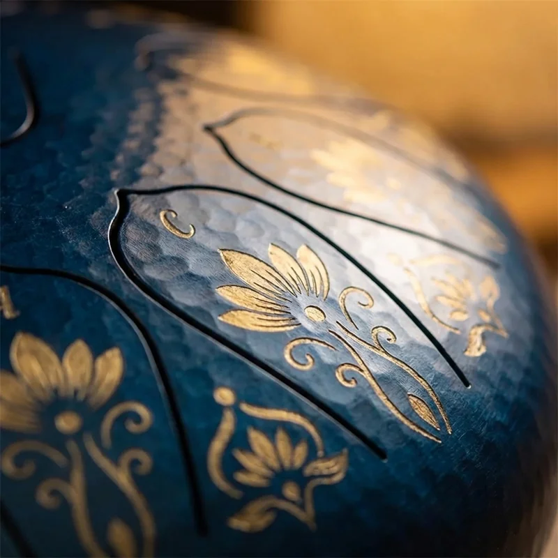 Steel Tongue Drum — 11 Notes D Minor Meditation Grade - 3