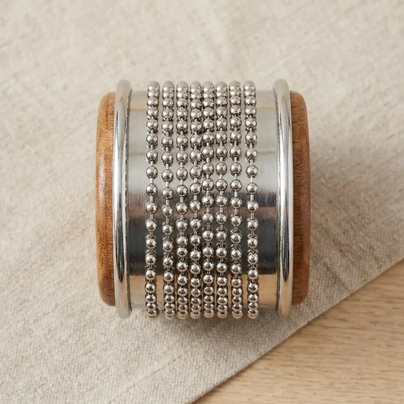 Steel Bead Cabasa — Medium Chrome Finish Professional - 2