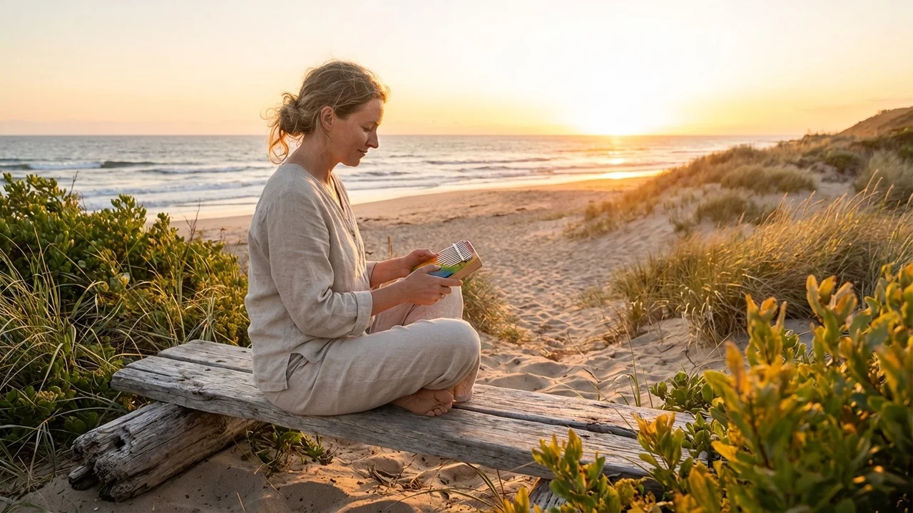 Rainbow Painted Kalimba — 8-Key Beginner Thumb Piano - 6