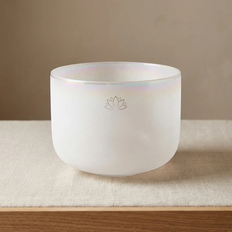 Color-Infused Crystal Chakra Set — 7 Bowls Rainbow Spectrum - 1