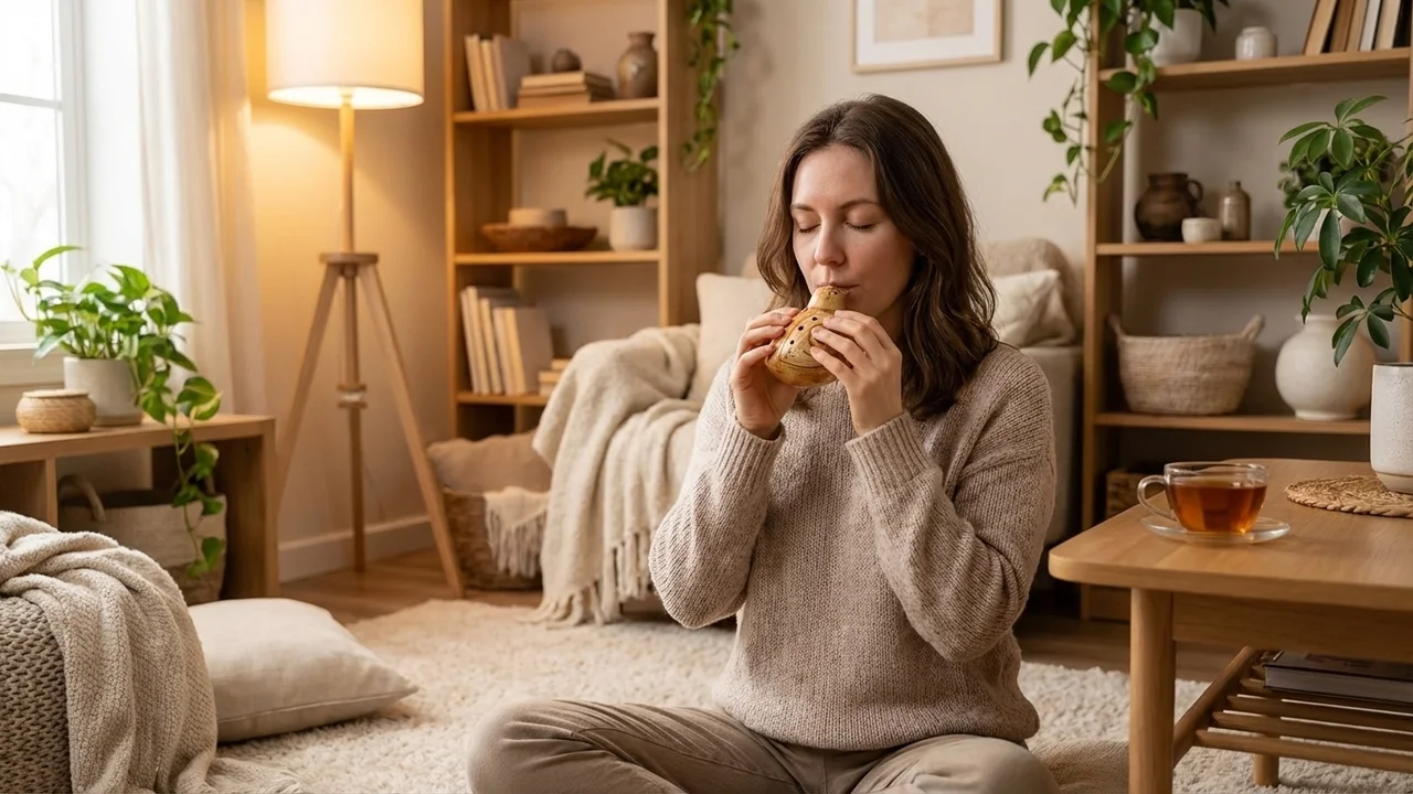 Animal-Shaped Ceramic Ocarina — Alto C 6-Hole - 5