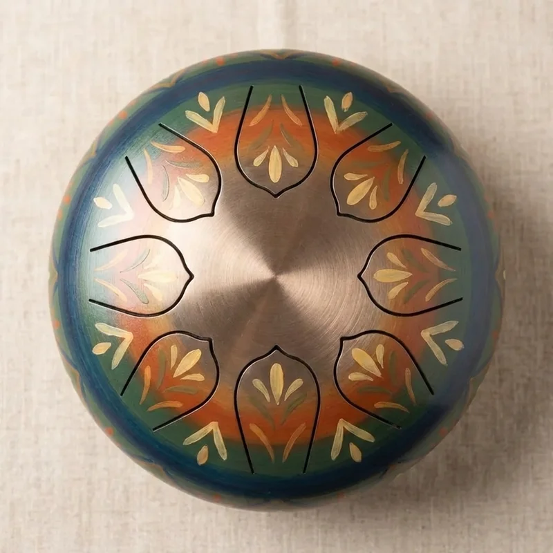 Colorful Steel Tongue Drum — 6-Note Pentatonic Kids Set - 2