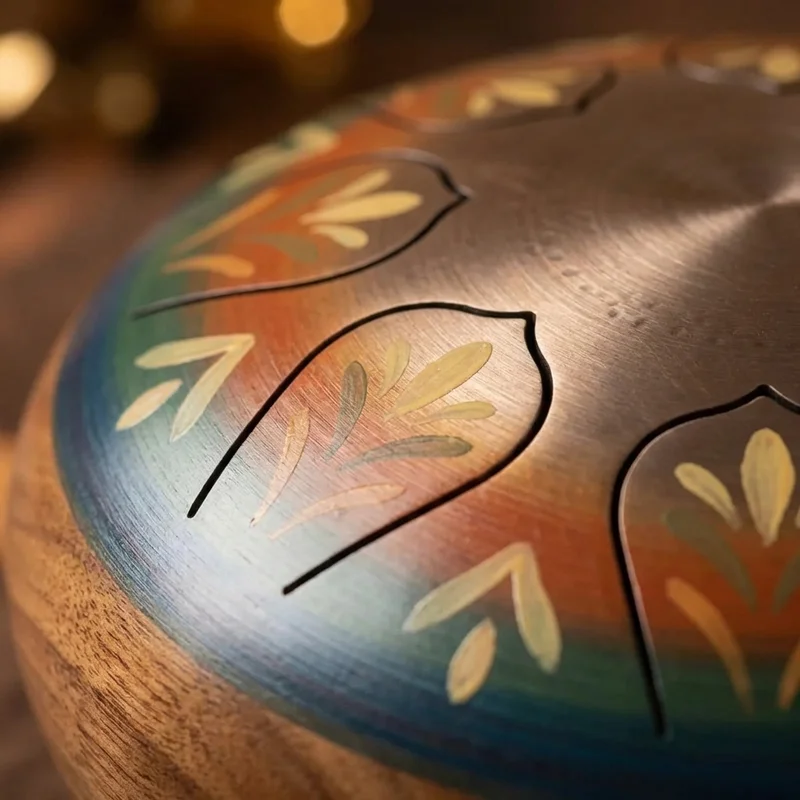 Colorful Steel Tongue Drum — 6-Note Pentatonic Kids Set - 3