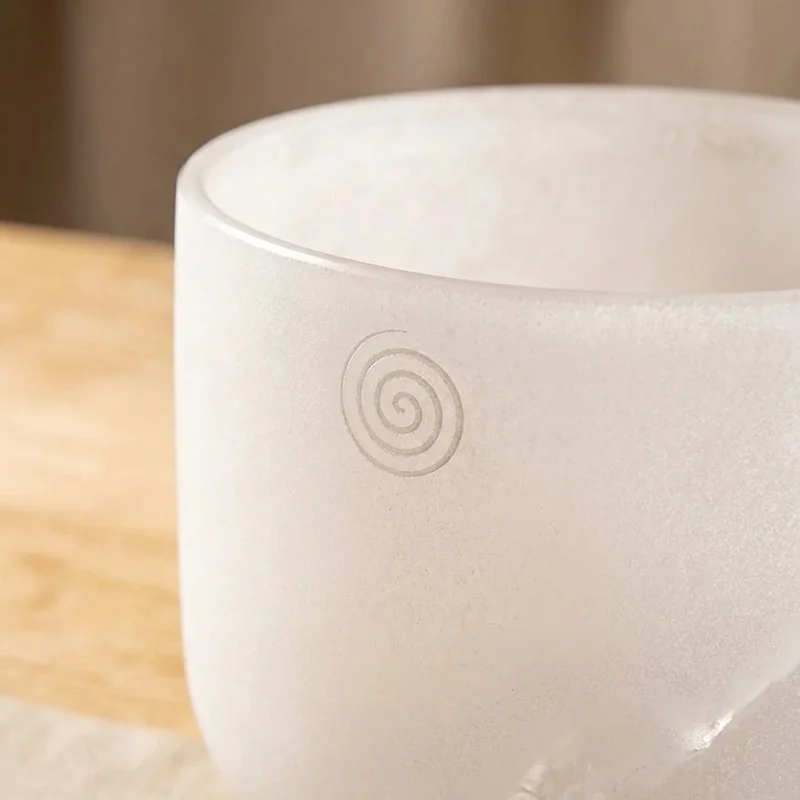 Clear Quartz Crystal Singing Bowl — D Note Sacral Chakra Harmony - 3