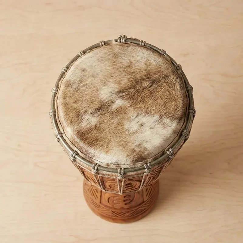 Ghanaian Cedar Djembe — 10