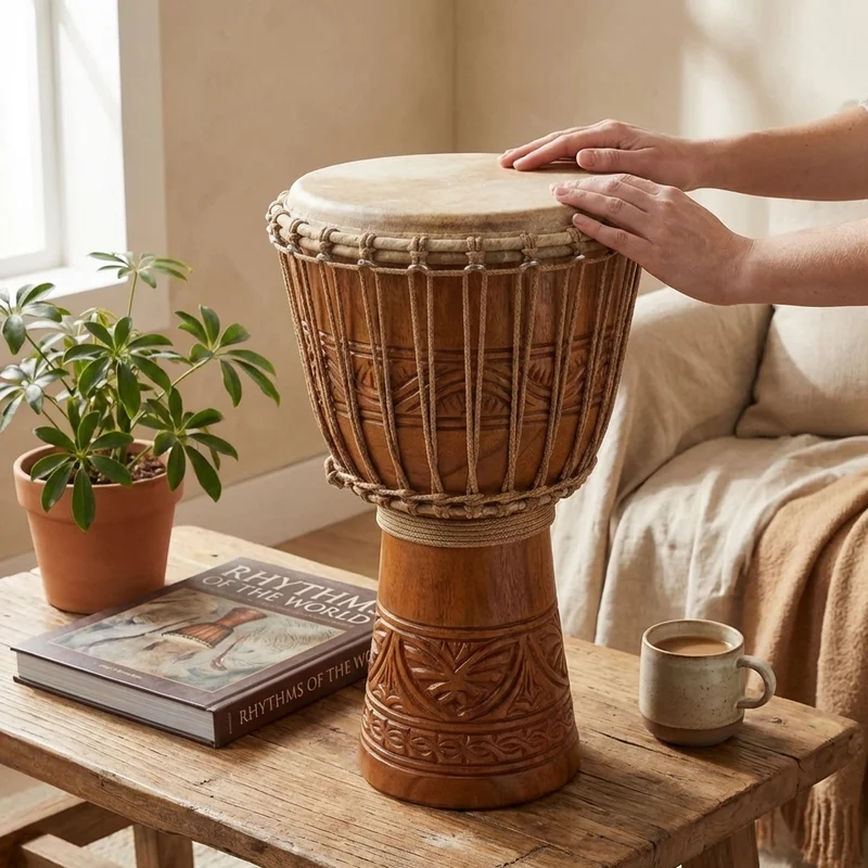Lenke Hardwood Professional Djembe — 14