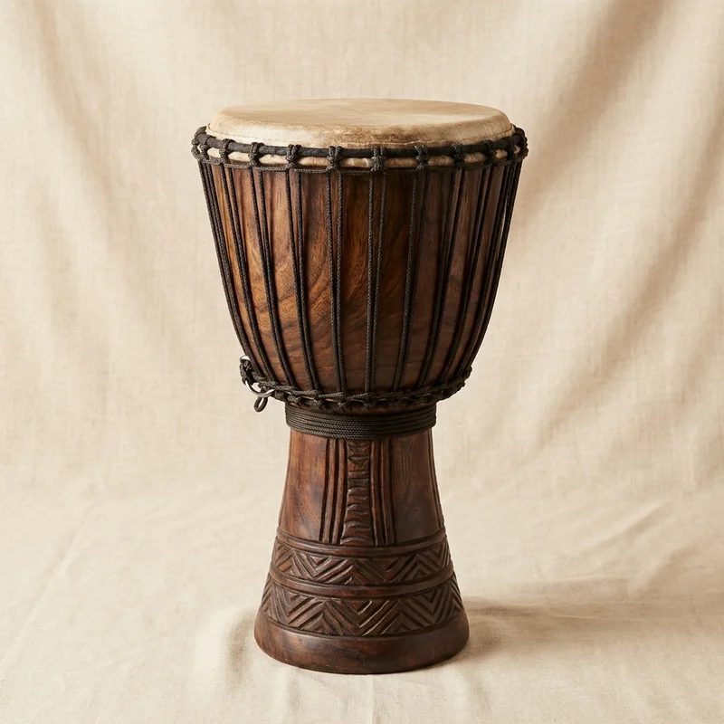 Malian Rope-Tuned Djembe — 13