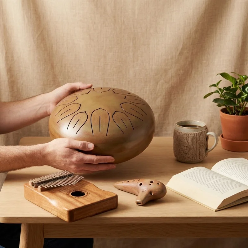 Melodic Explorer Educator Kit — Kalimba Ocarina & Tongue Drum Trio - 4