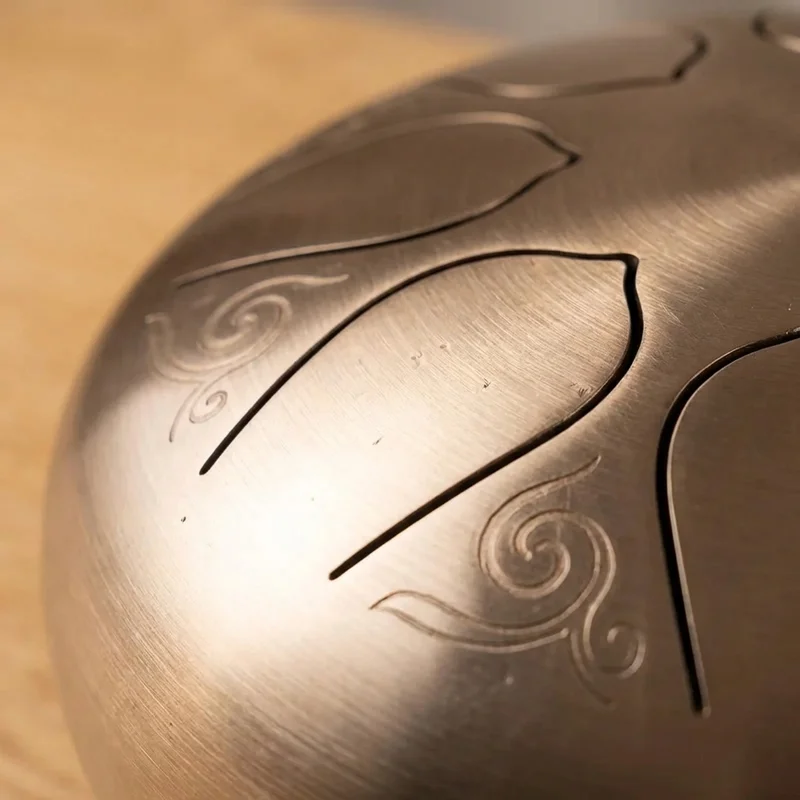 Tongue Drum Starter Gift Set — 8-Note Steel Drum with Carry Bag & Songbook - 3