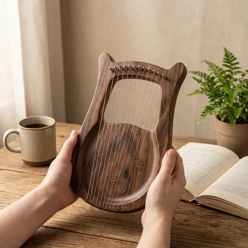 Rosewood Harpika — 16-String Meditation & Sound Healing - 4