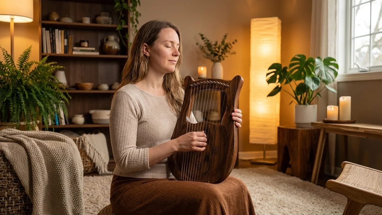 Rosewood Harpika — 16-String Meditation & Sound Healing - 5