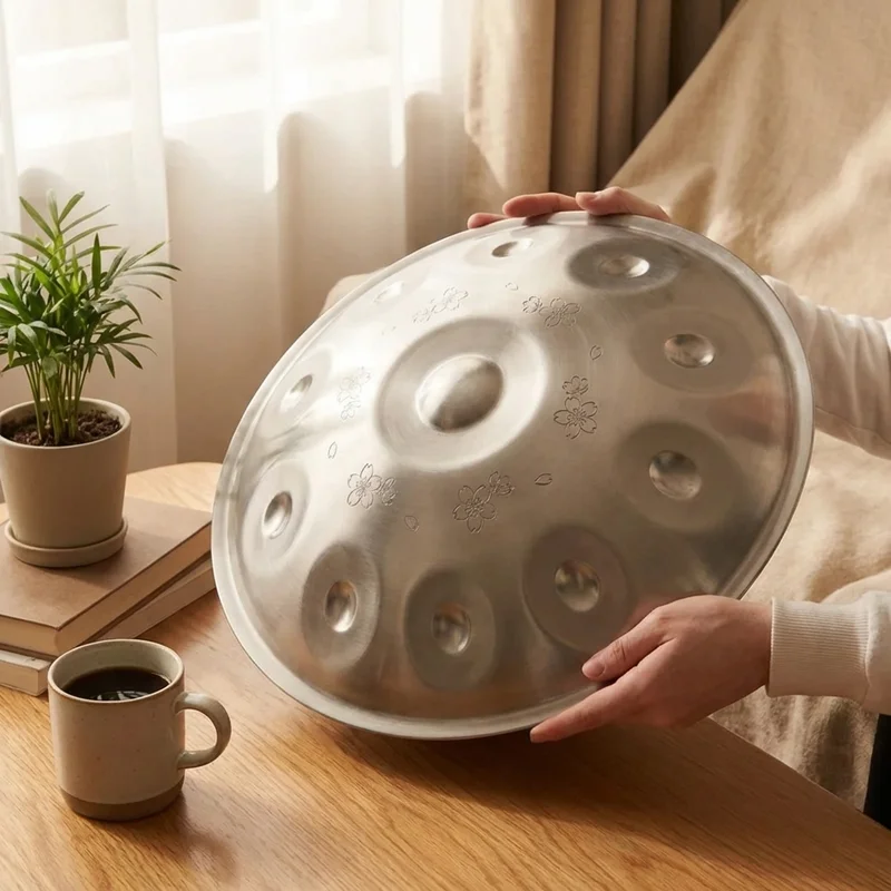 Handpan Akebono — 9 Notes Stainless Steel Japanese Scale - 4