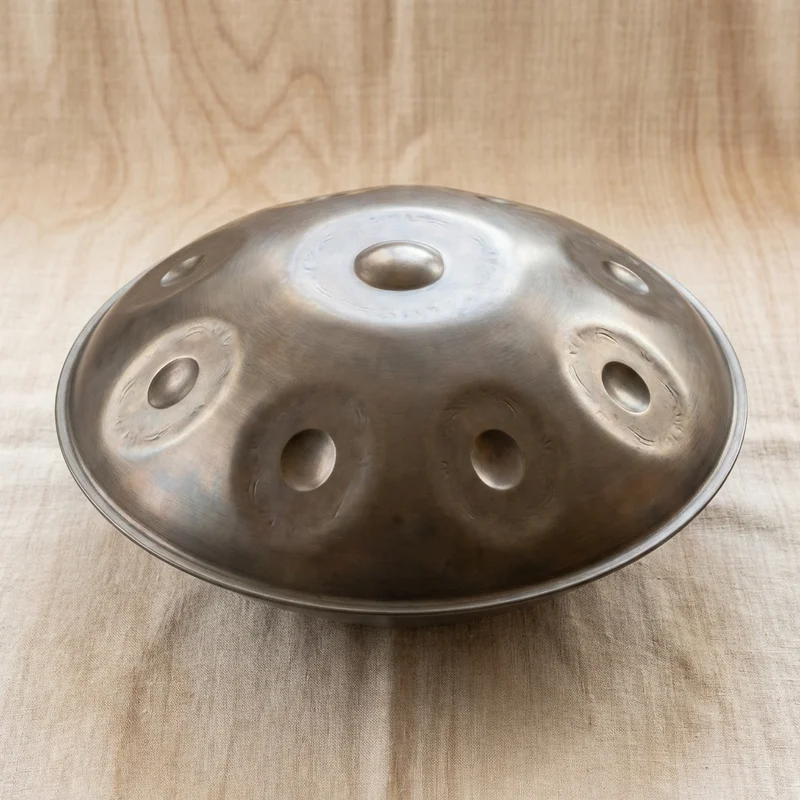 Handpan D Kurd — 9 Notes D Minor Nitrided Steel - 1
