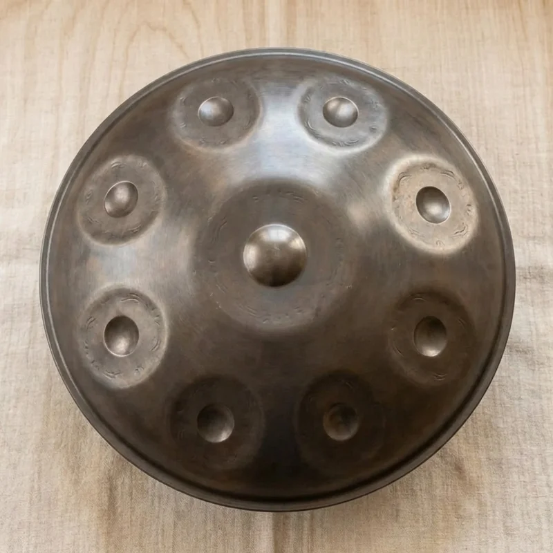 Handpan D Kurd — 9 Notes D Minor Nitrided Steel - 2