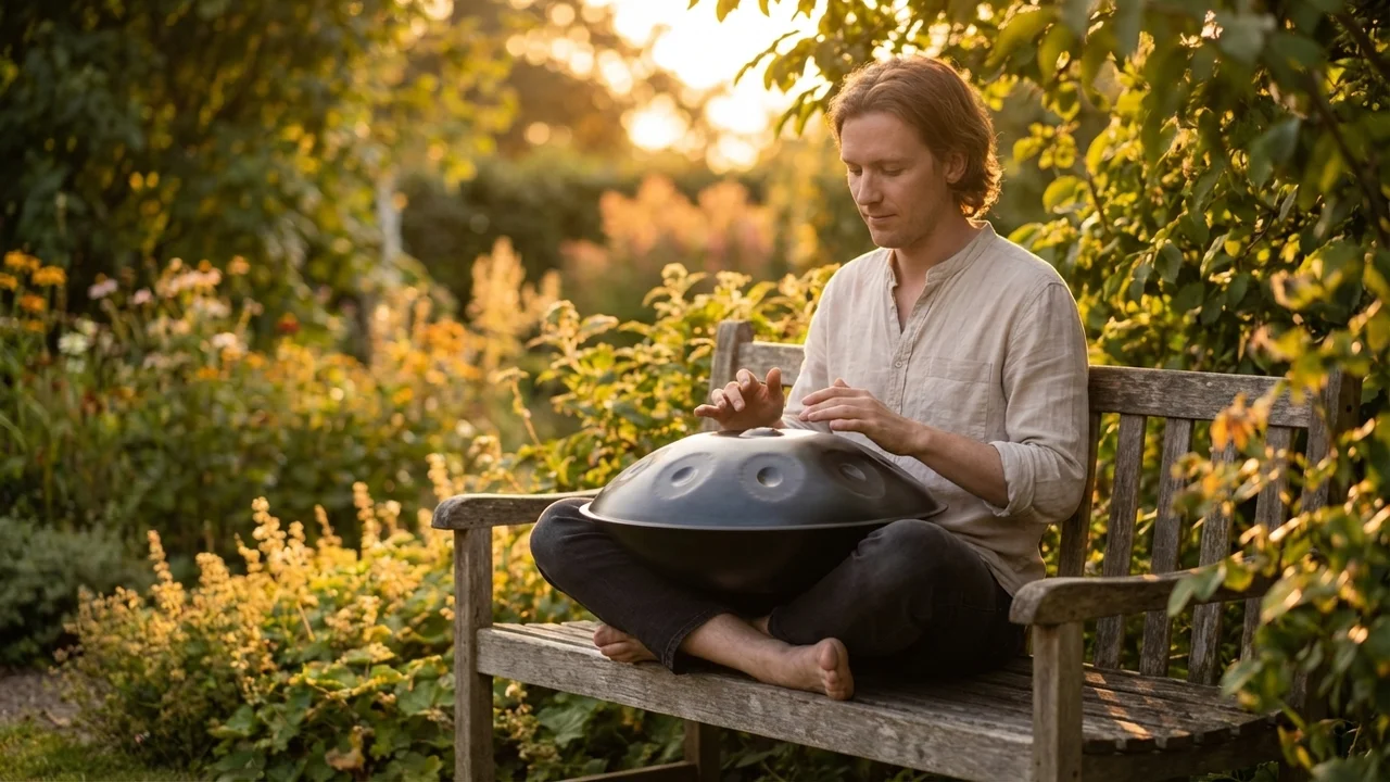 Travel Handpan Pygmy — 8 Notes Compact 45cm Nitrided - 6
