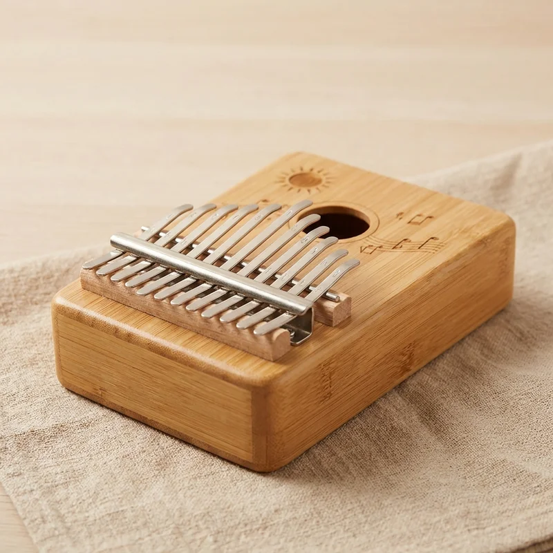 Bamboo Kalimba — 8-Key Mini Explorer for Young Musicians - 1