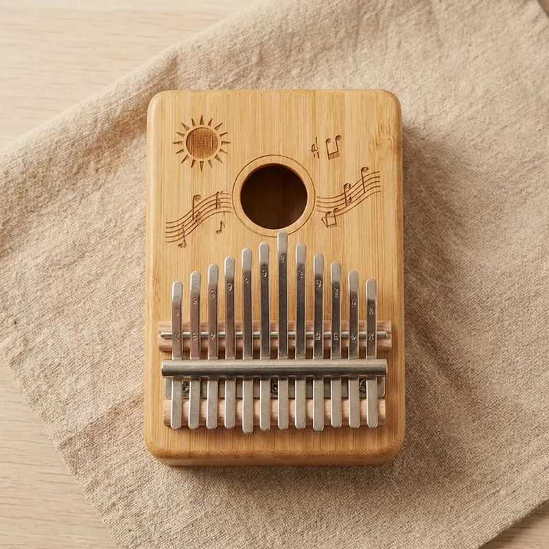 Bamboo Kalimba — 8-Key Mini Explorer for Young Musicians - 2