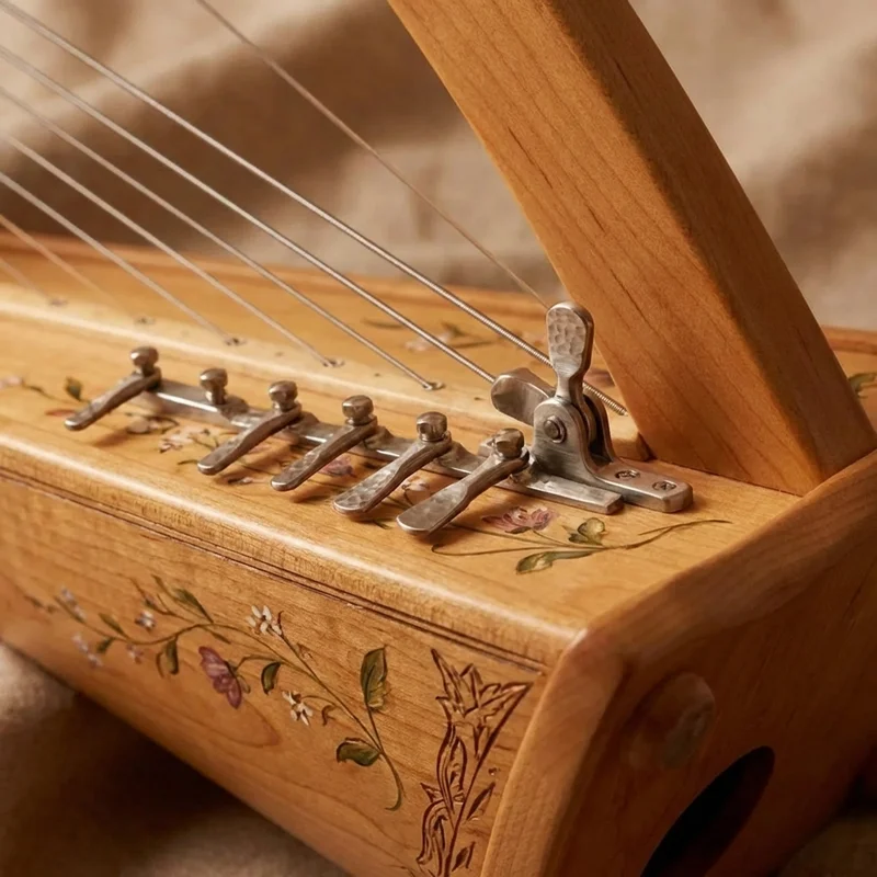 Spruce Concert Lap Harp — 26 String Chromatic Professional - 3