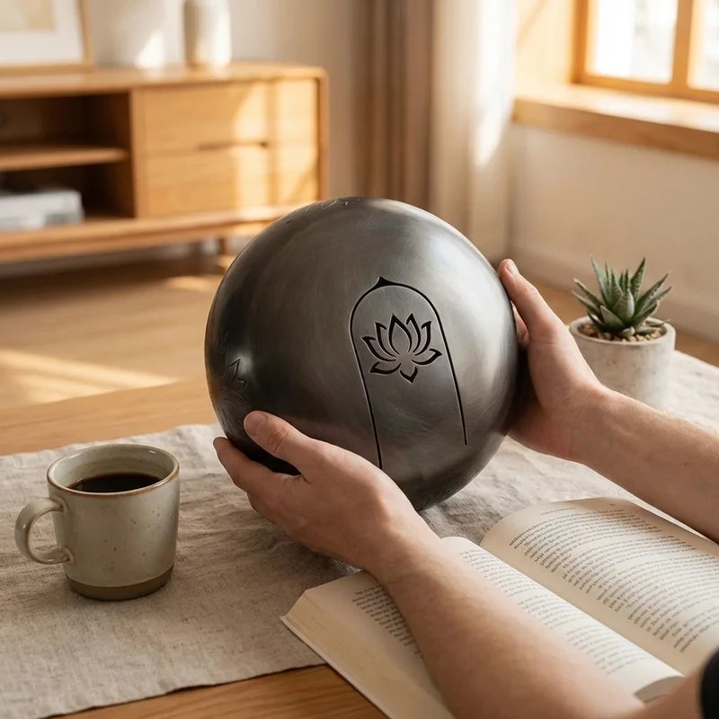 Steel Meditation Drum — A Minor Lotus Bloom - 4
