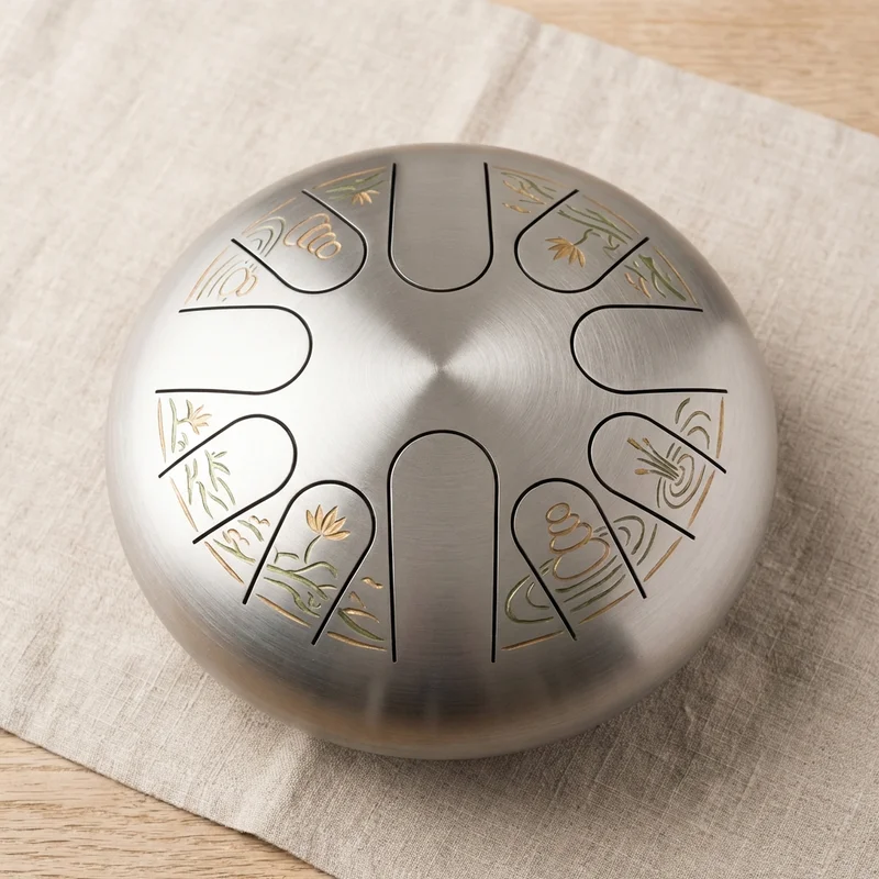 Steel Meditation Drum — C Major Zen Garden Series - 1