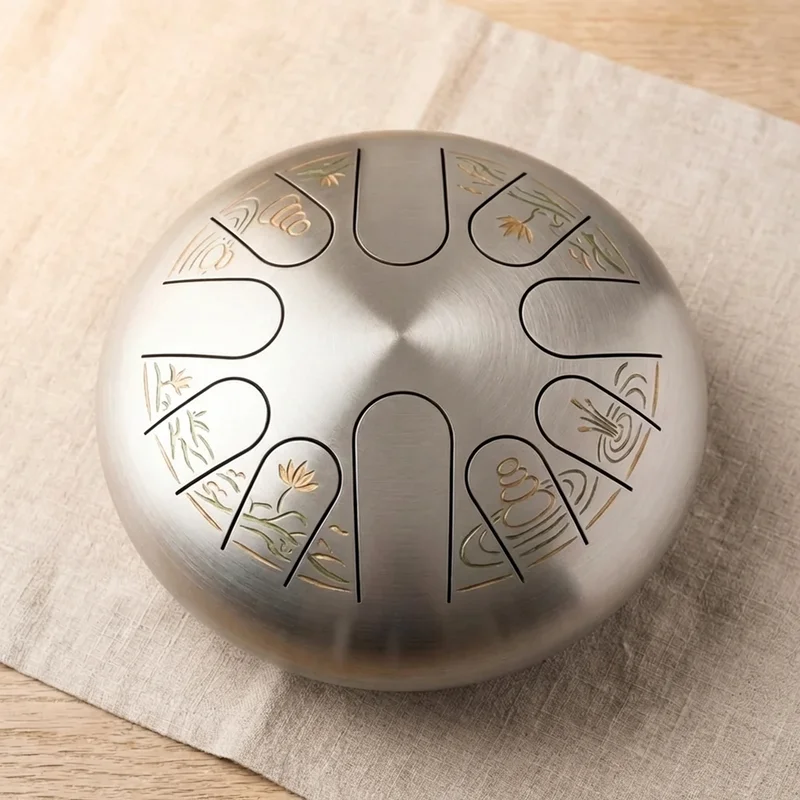 Steel Meditation Drum — C Major Zen Garden Series - 2