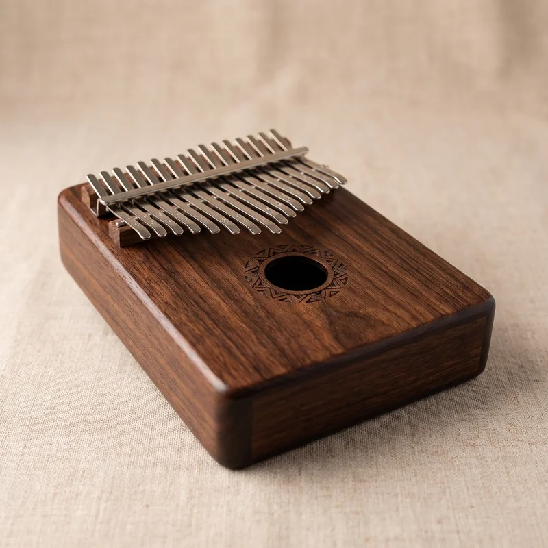 Rosewood Kalimba — 21-Key Chromatic Eco-Certified - 1