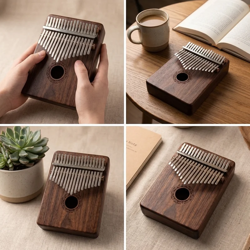 Rosewood Kalimba — 21-Key Chromatic Eco-Certified - 4