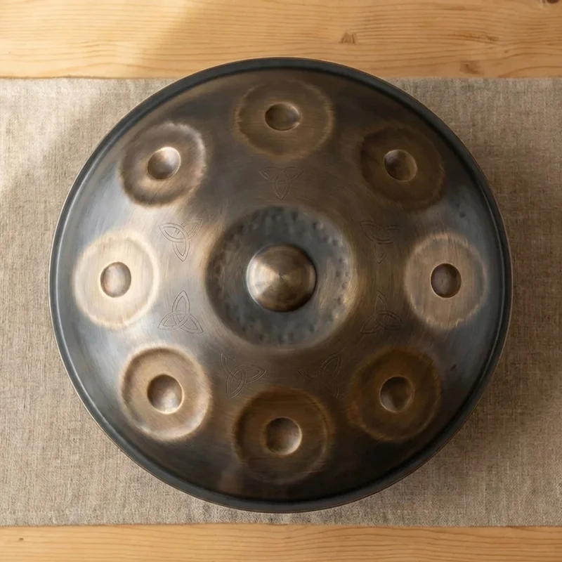 Ember Steel Handpan — Celtic Minor 10-Note Artisan Edition - 2
