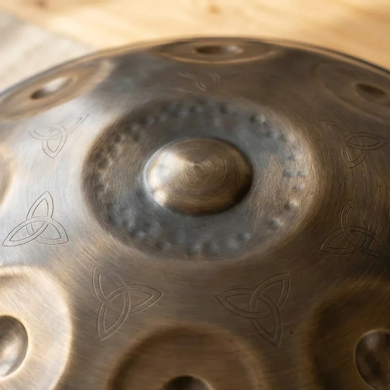 Ember Steel Handpan — Celtic Minor 10-Note Artisan Edition - 3