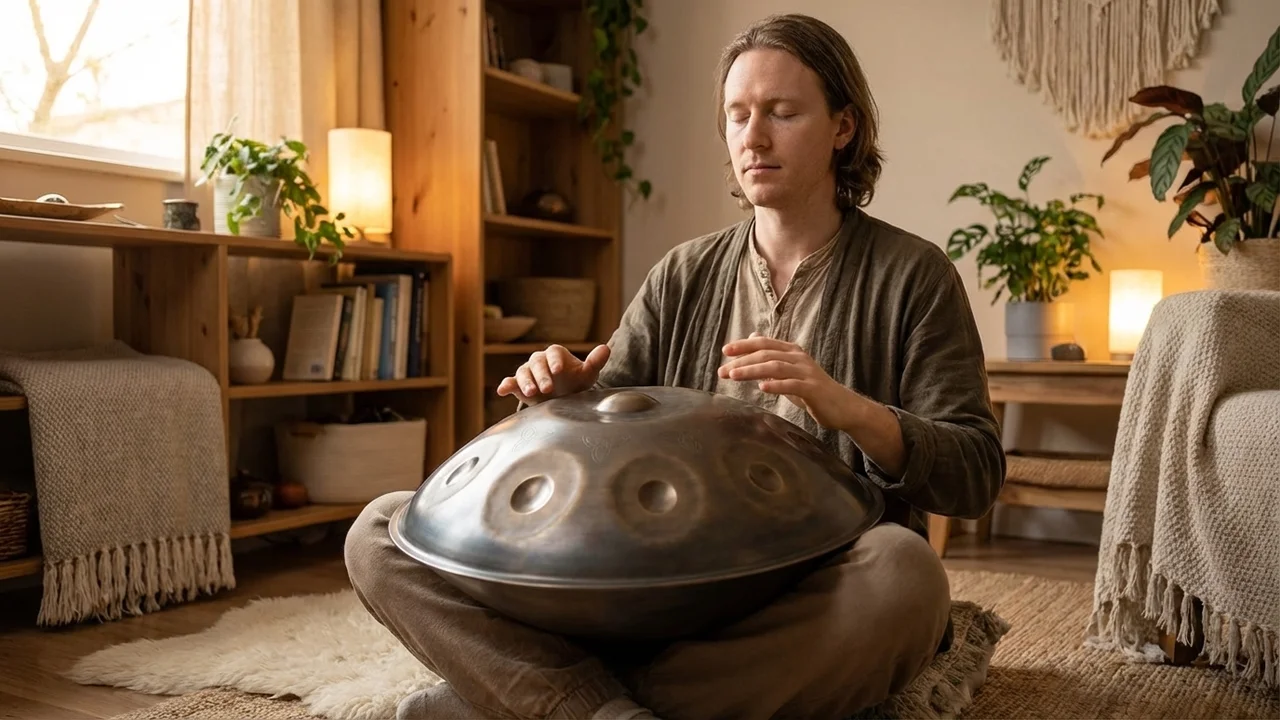 Ember Steel Handpan — Celtic Minor 10-Note Artisan Edition - 5