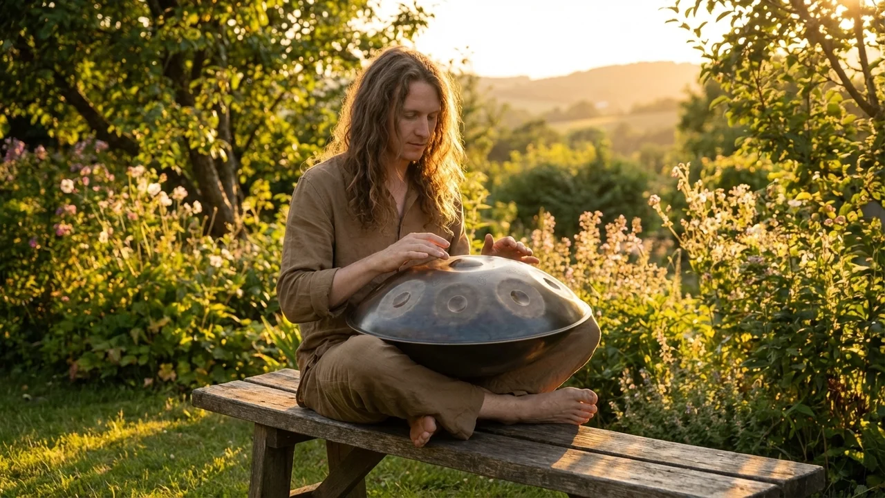 Ember Steel Handpan — Celtic Minor 10-Note Artisan Edition - 6