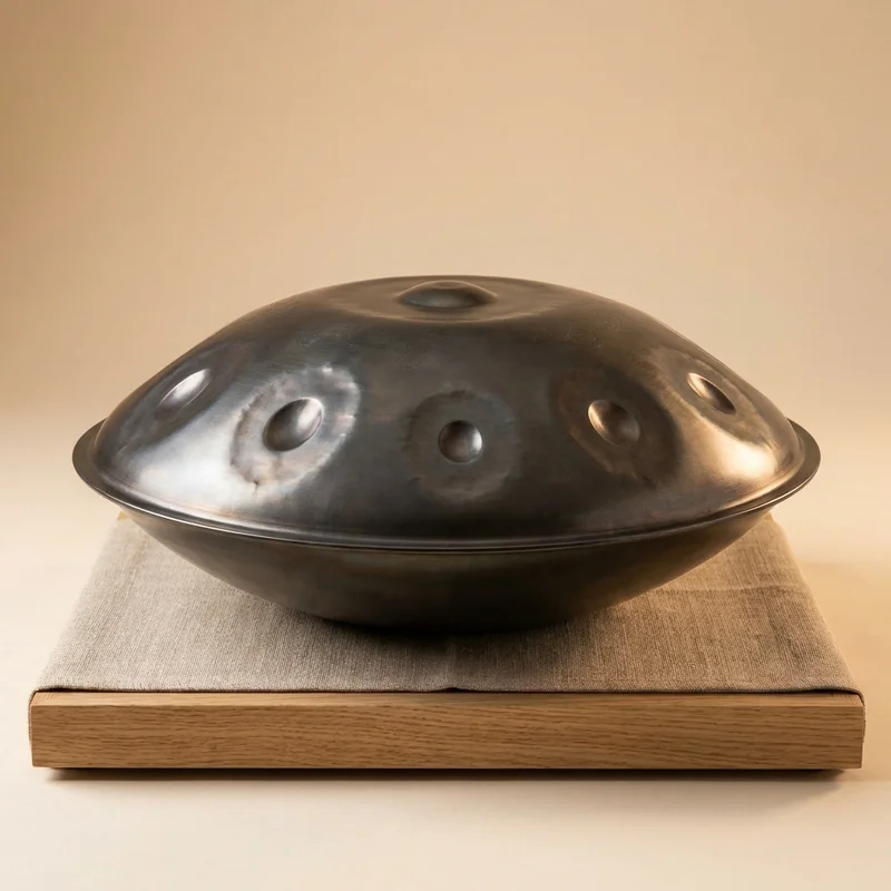 Nitrided Steel Handpan — D Kurd 9-Note Concert Grade - 1