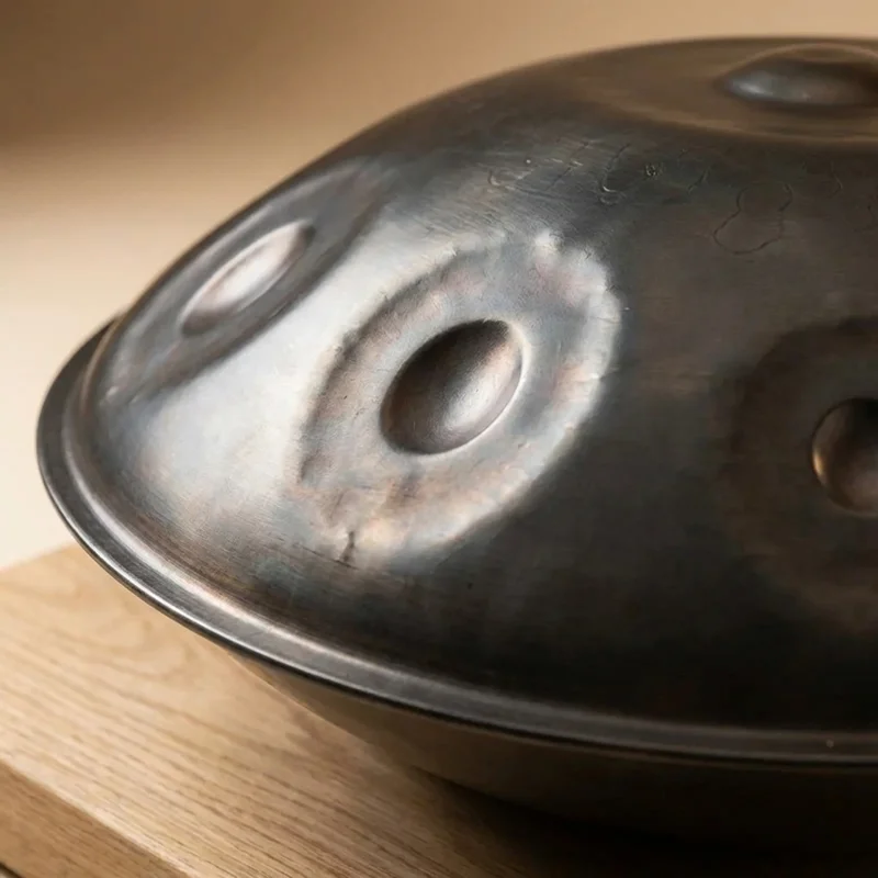 Nitrided Steel Handpan — D Kurd 9-Note Concert Grade - 3