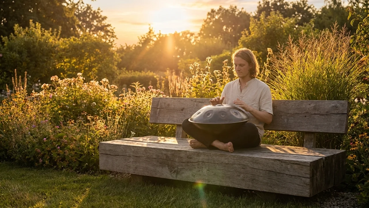 Nitrided Steel Handpan — D Kurd 9-Note Concert Grade - 6