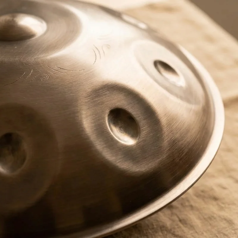 Stainless Steel Handpan — Mystic Voyage 9-Note Signature - 3