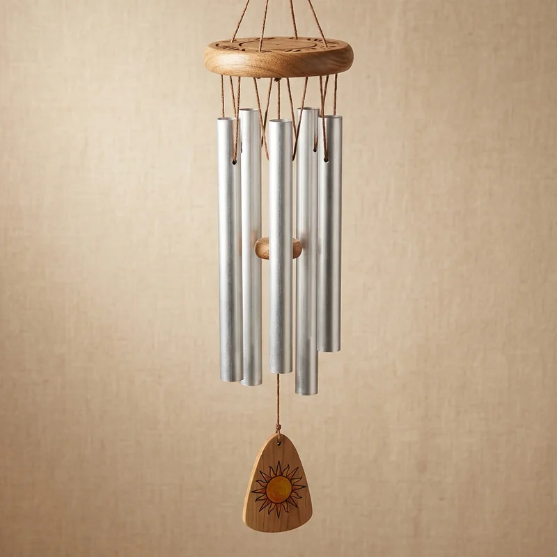 Recycled Aluminum Wind Chime — 5 Tubes Pentatonic Tuned - 1