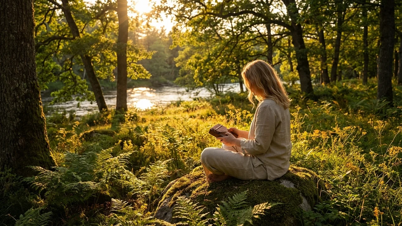 Recycled Copper Tine Kalimba — 17 Key Warm Resonance - 6
