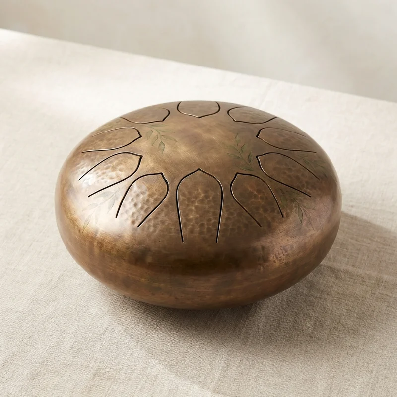 Recycled Steel Tongue Drum — 11 Notes C Major Eco-Forged - 1