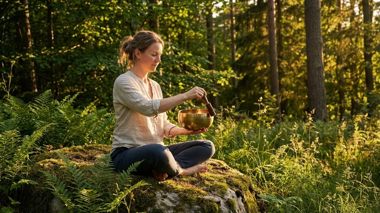 Eco-Brass Singing Bowl — 5-Inch Meditation Starter - 6