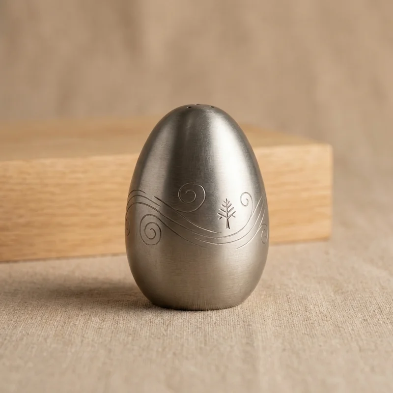 Recycled Steel Egg Shaker Set — Matte Finish Six-Pack - 1