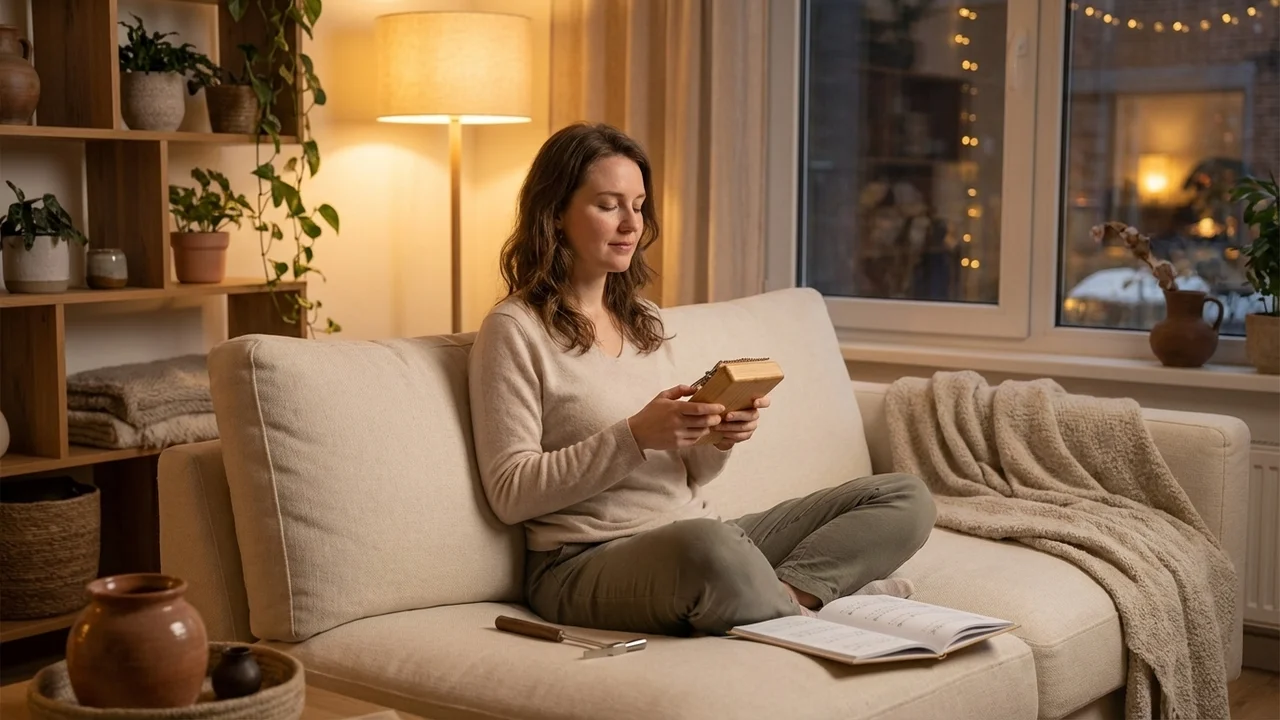 Bamboo Kalimba Starter Kit — 17 Keys with Tuning Hammer & Songbook - 5