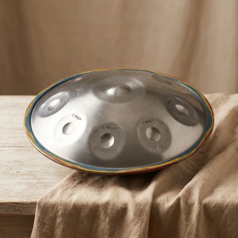 Mini Steel Pan — C Major Children's First Island Drum - 1