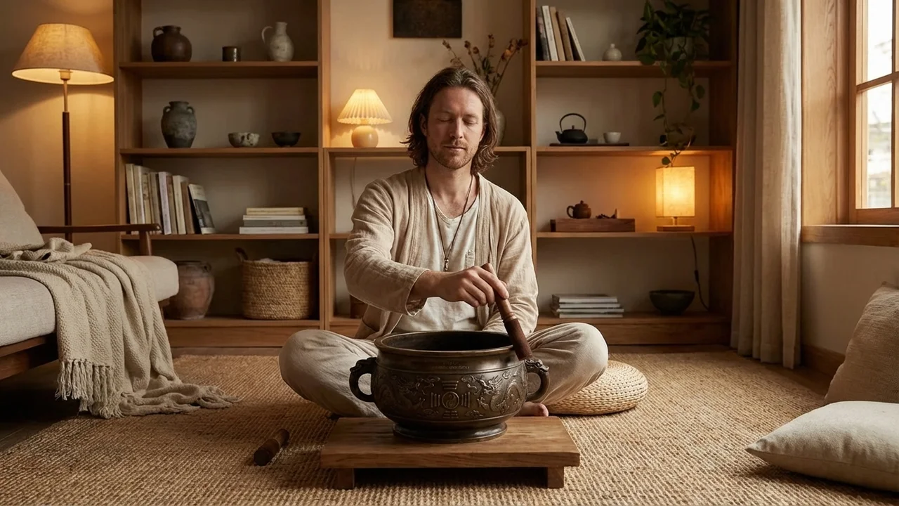 Bronze Taoist Bowl — F Note Wudang Temple Style - 5