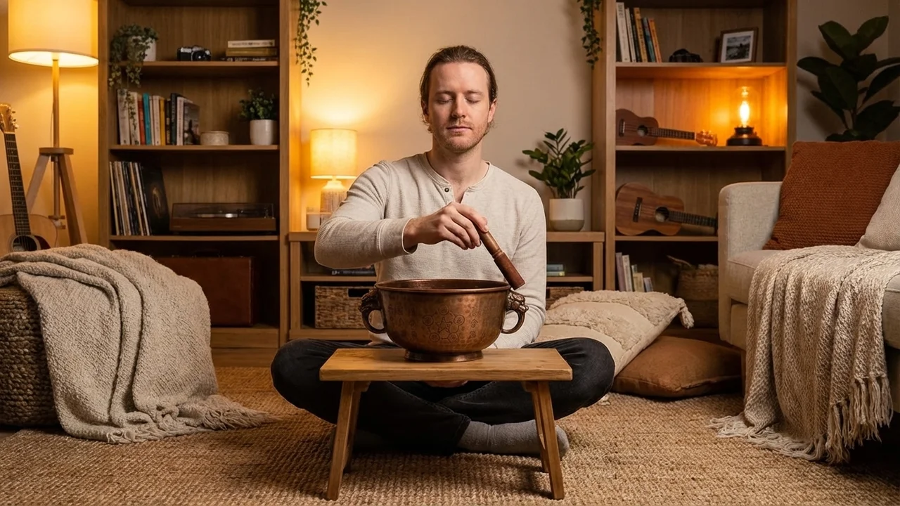 Copper Taoist Bowl — D Note Five Elements Design - 5